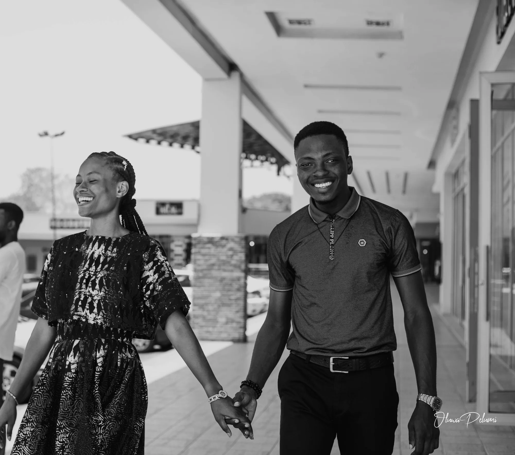 Asepe and Ajibola walking together